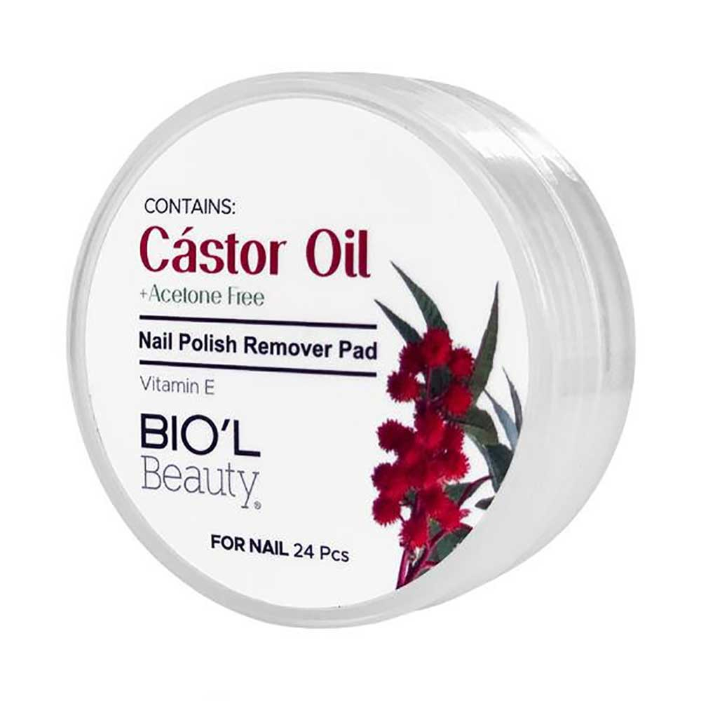 پد لاک پاک کن روغن کرچک 24 تایی بیول Biol