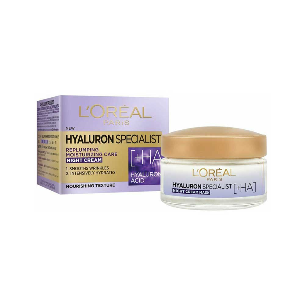 کرم آبرسان شب هیالورون لورآل Loreal