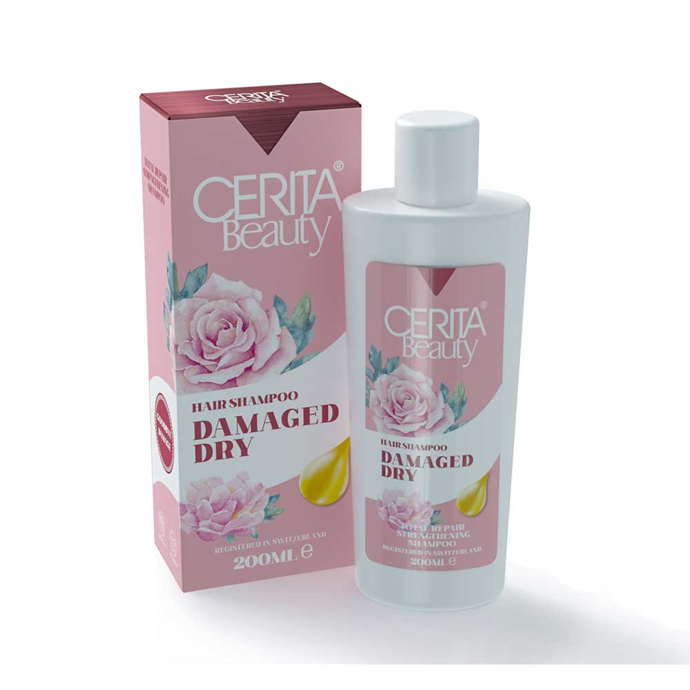 تصویر شامپو سریتا بیوتی مناسب موهای خشک و آسیب دیده 200 میل