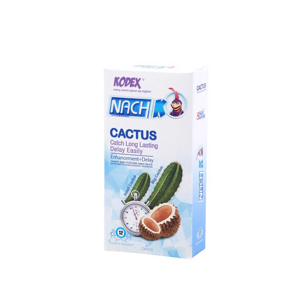 کاندوم تاخیری کدکس مدل CACTUS بسته 12عددی