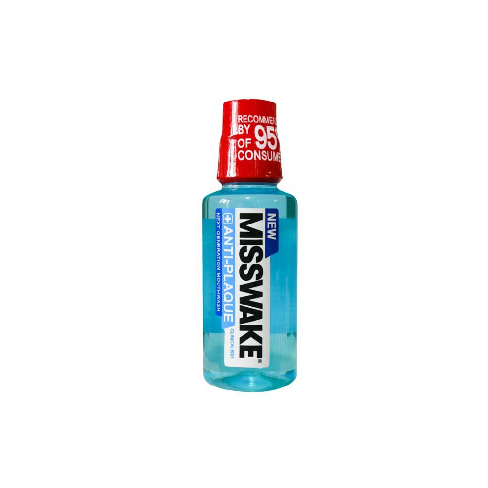 Misswake Anti Plaque Mouth Wash دهانشویه Anti Plaque میسویک 400میلی لیتر Misswake