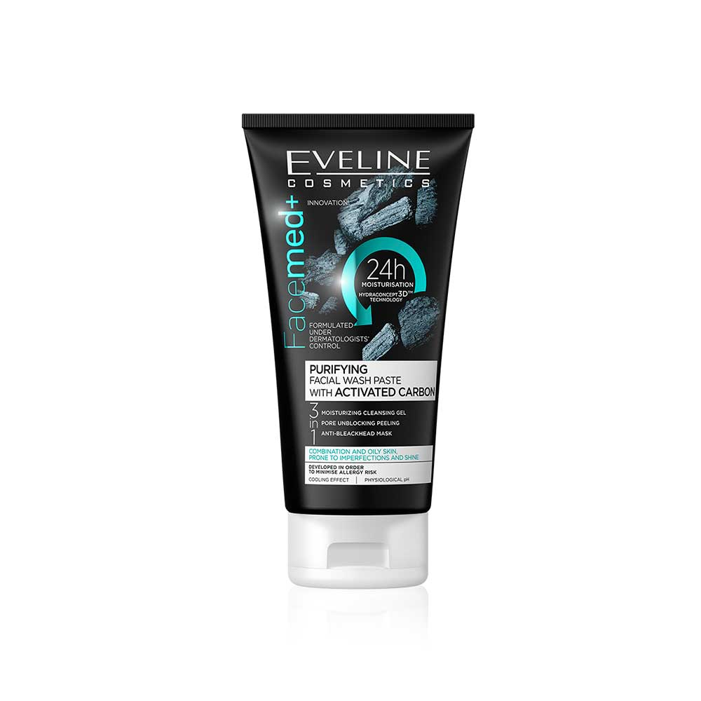 خمیر شستشوی صورت ضد آکنه FACEMED اولاین Eveline