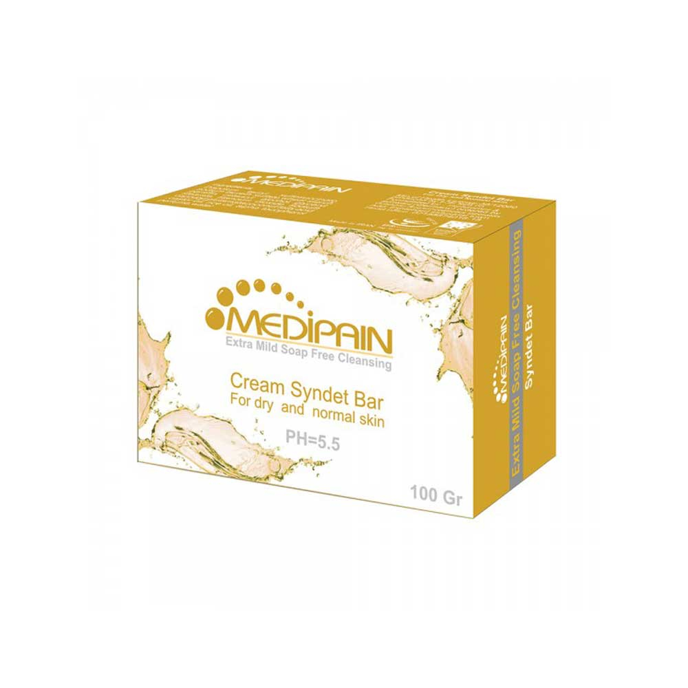 Medipain Cram Syndet Bar for Dry and Normal Skin پن صابونی پوست خشک مدیپن MEDIPAIN