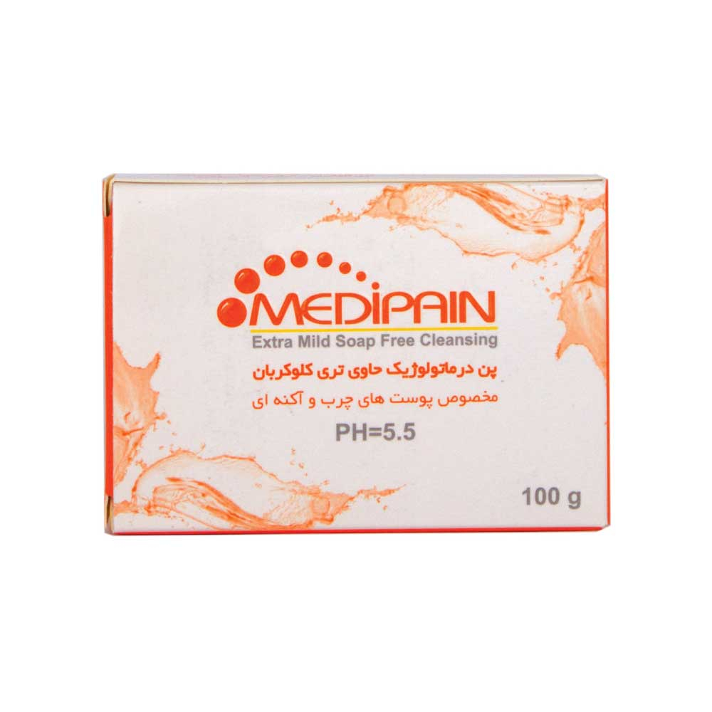 Medipain Extra Mild Soap Free Cleansing Pan پن صابونی تری کلوکربان مدیپن Medipain