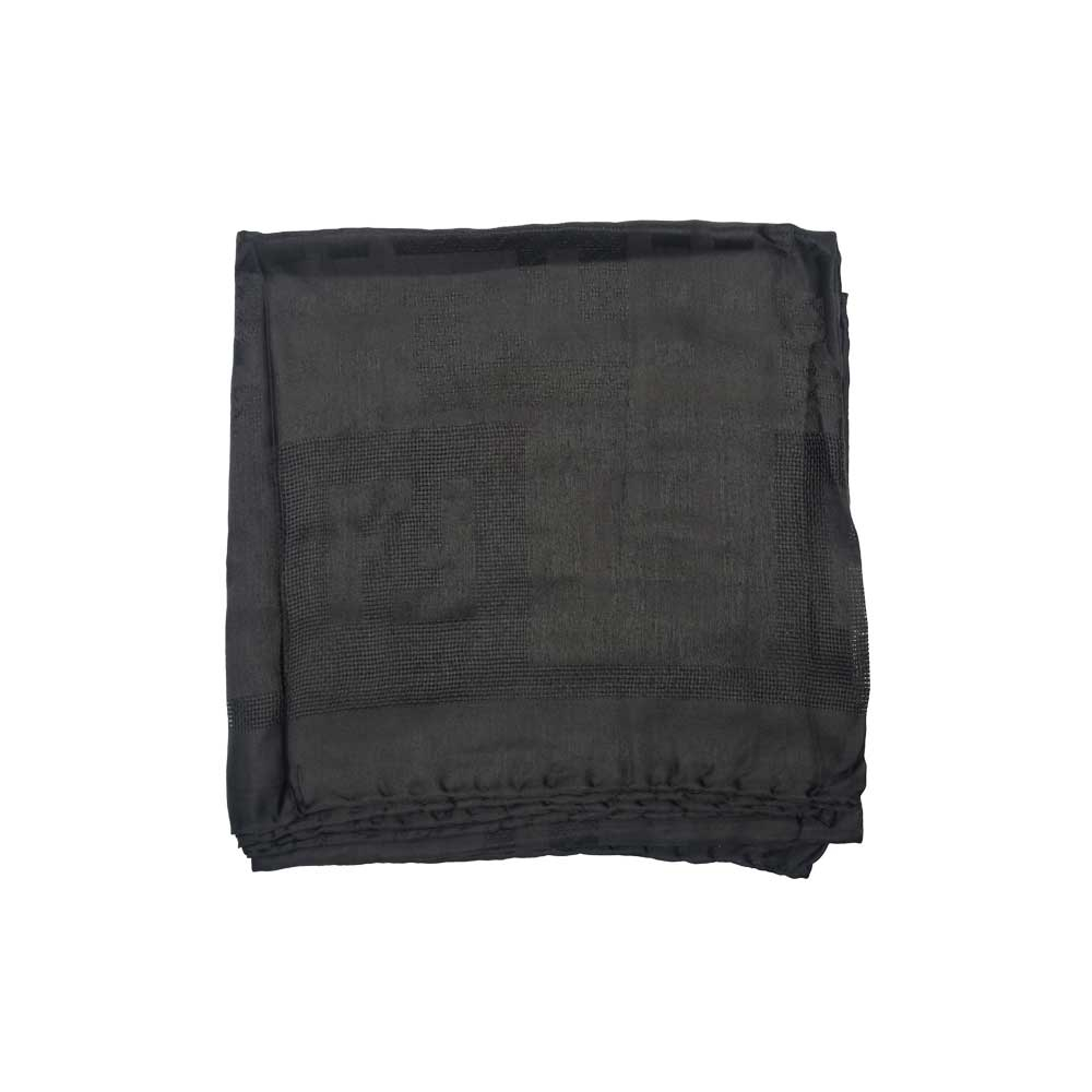 ME Black cotton Scarf روسری نخی مشکی کد N132 می ME