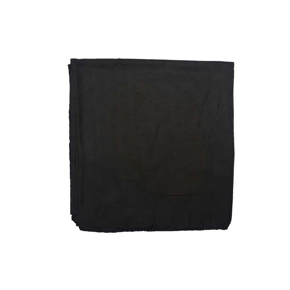 ME Black cotton Scarf روسری نخی مشکی کد N135 می ME