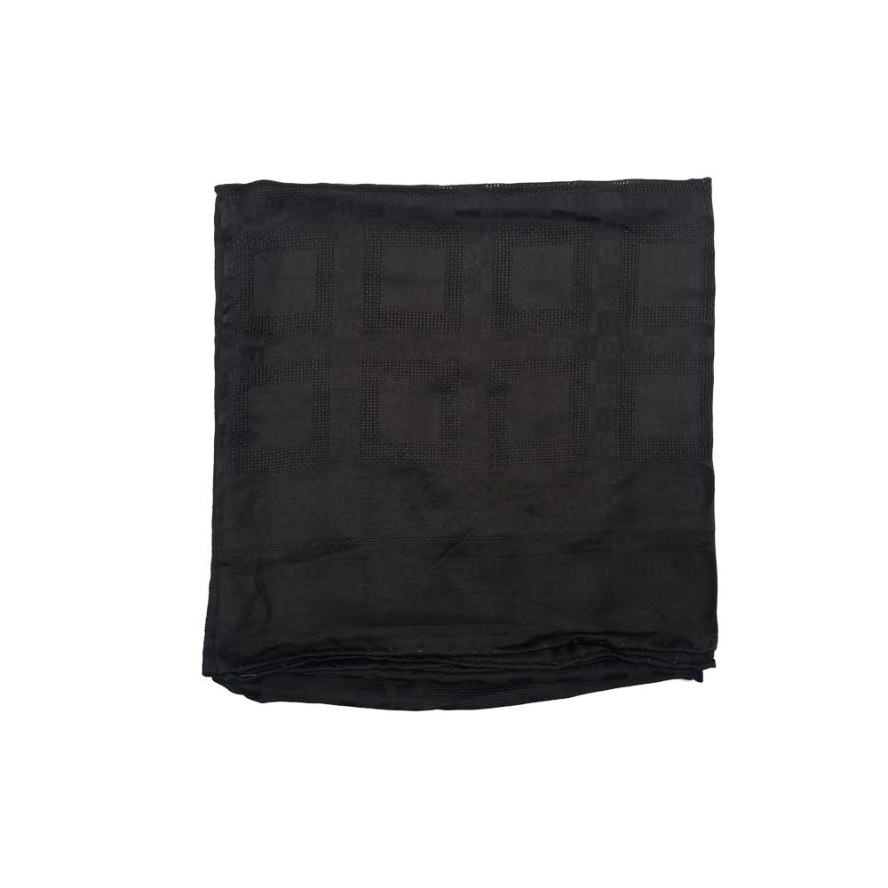 روسری نخی مشکی کد N136 می ME  روسری نخی مشکی کد N136 می ME