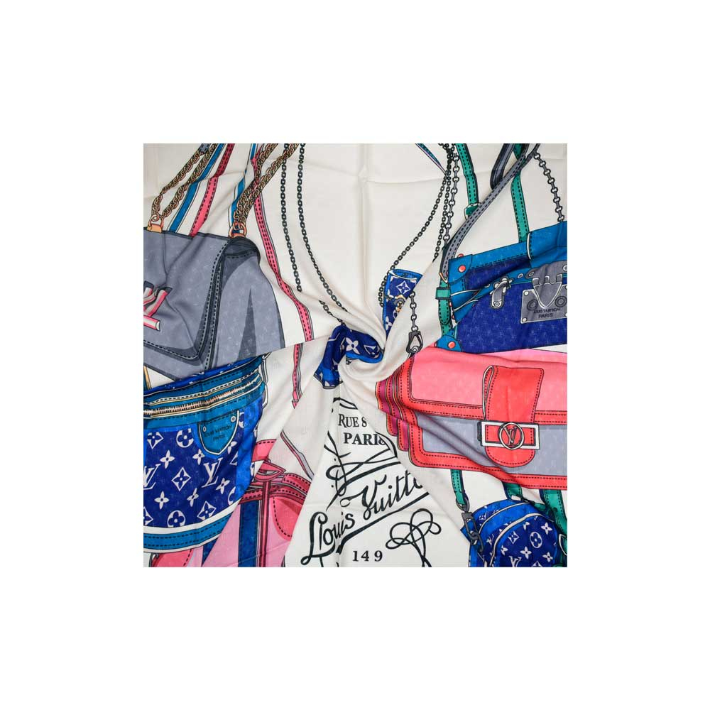 ME Patterned Scarf روسری نخی طرحدار زرد کد NV201 می ME