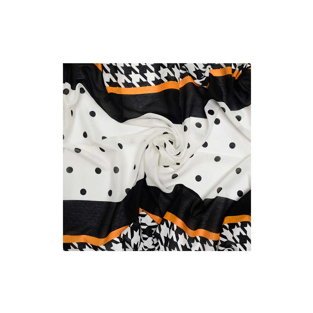 ME Channel Scarf Code DH308 شال نخی دور حاشیه کد DH308 شنل می ME