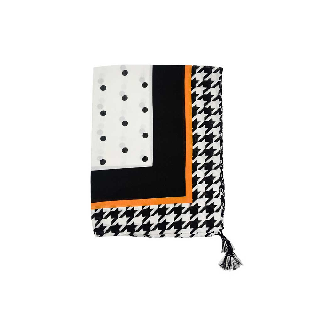 ME Channel Scarf Code DH308 شال نخی دور حاشیه کد DH308 شنل می ME