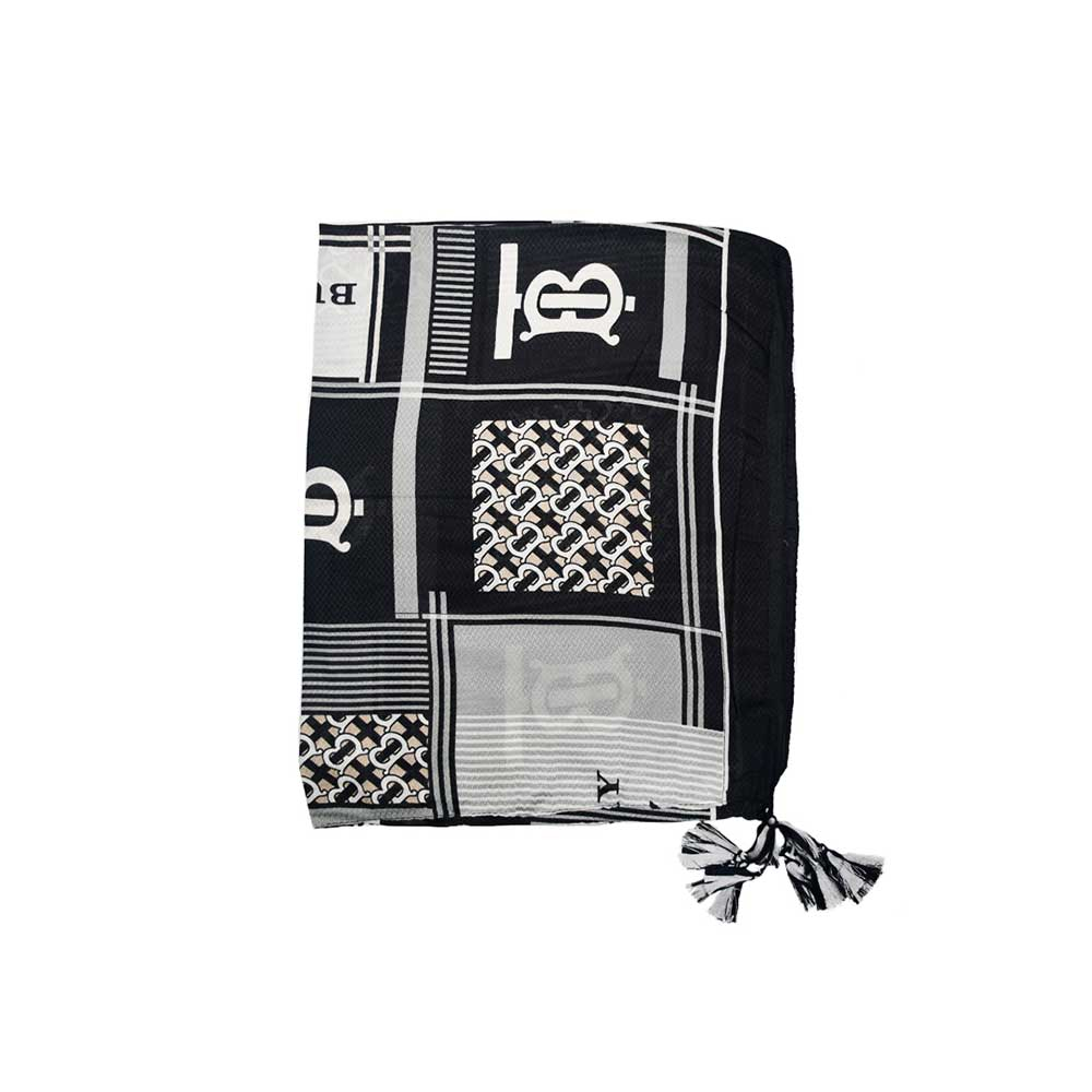 ME Scarf Code DH308 شال نخی دور حاشیه کد DH308 باربری می ME