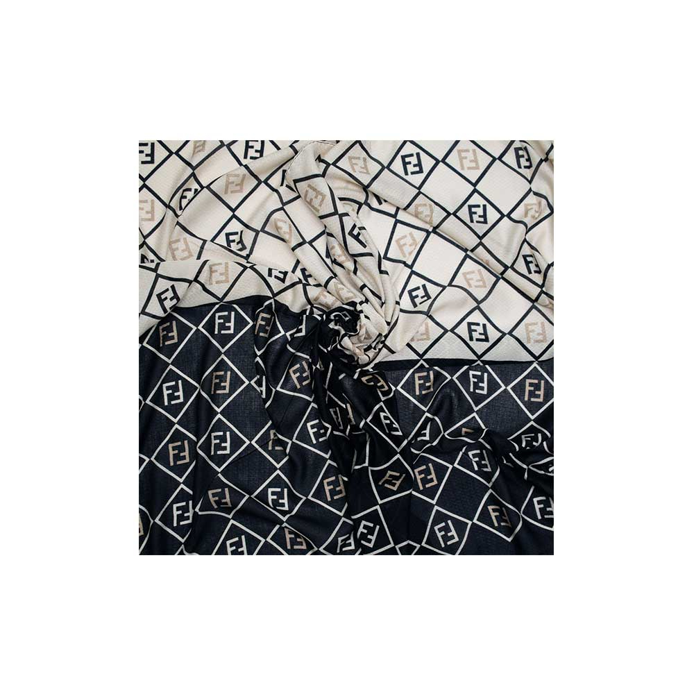 ME Fendi Scarf Code DH308 شال نخی دور حاشیه کد DH308 فندی می ME