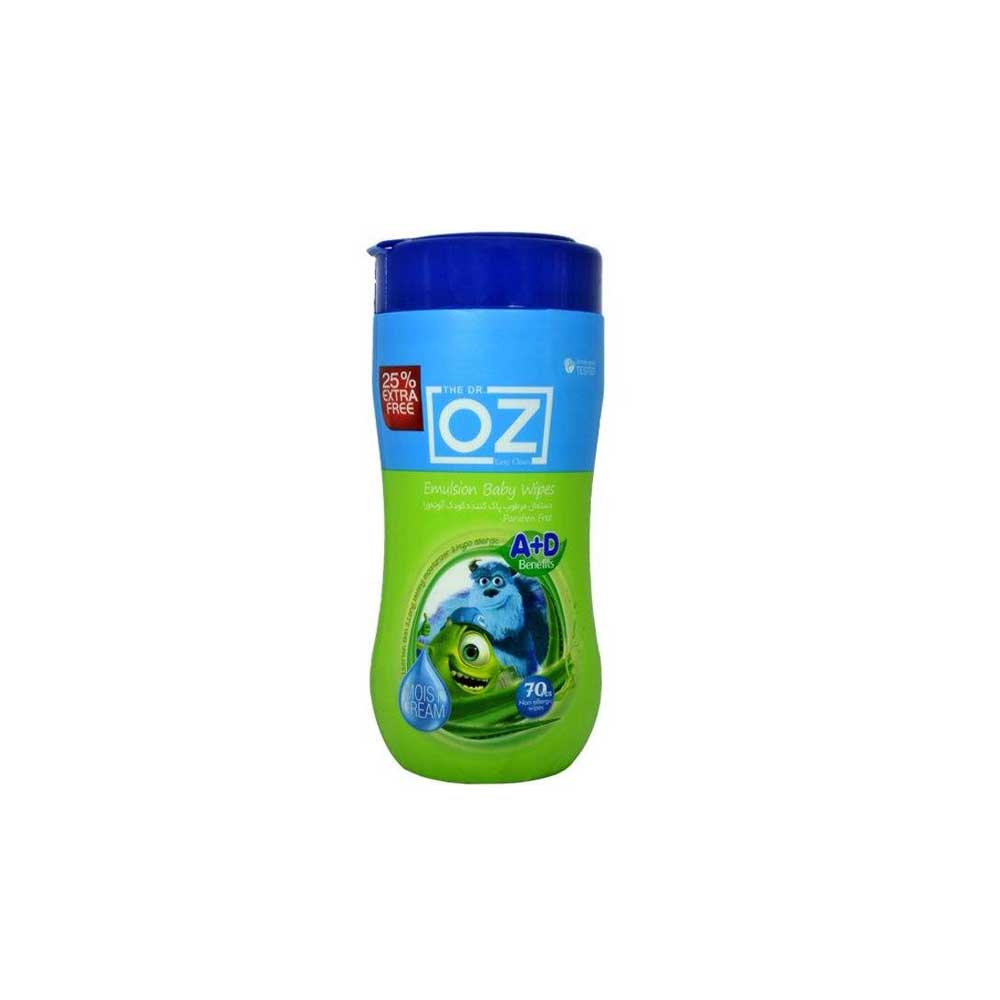 Doctor OZ Baby Wipes دستمال مرطوب پاک کننده کودک آلوئه ورا دکتر آز Doctor OZ