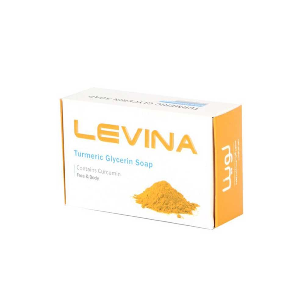 صابون گلیسیرینه زردچوبه لوینا Levina