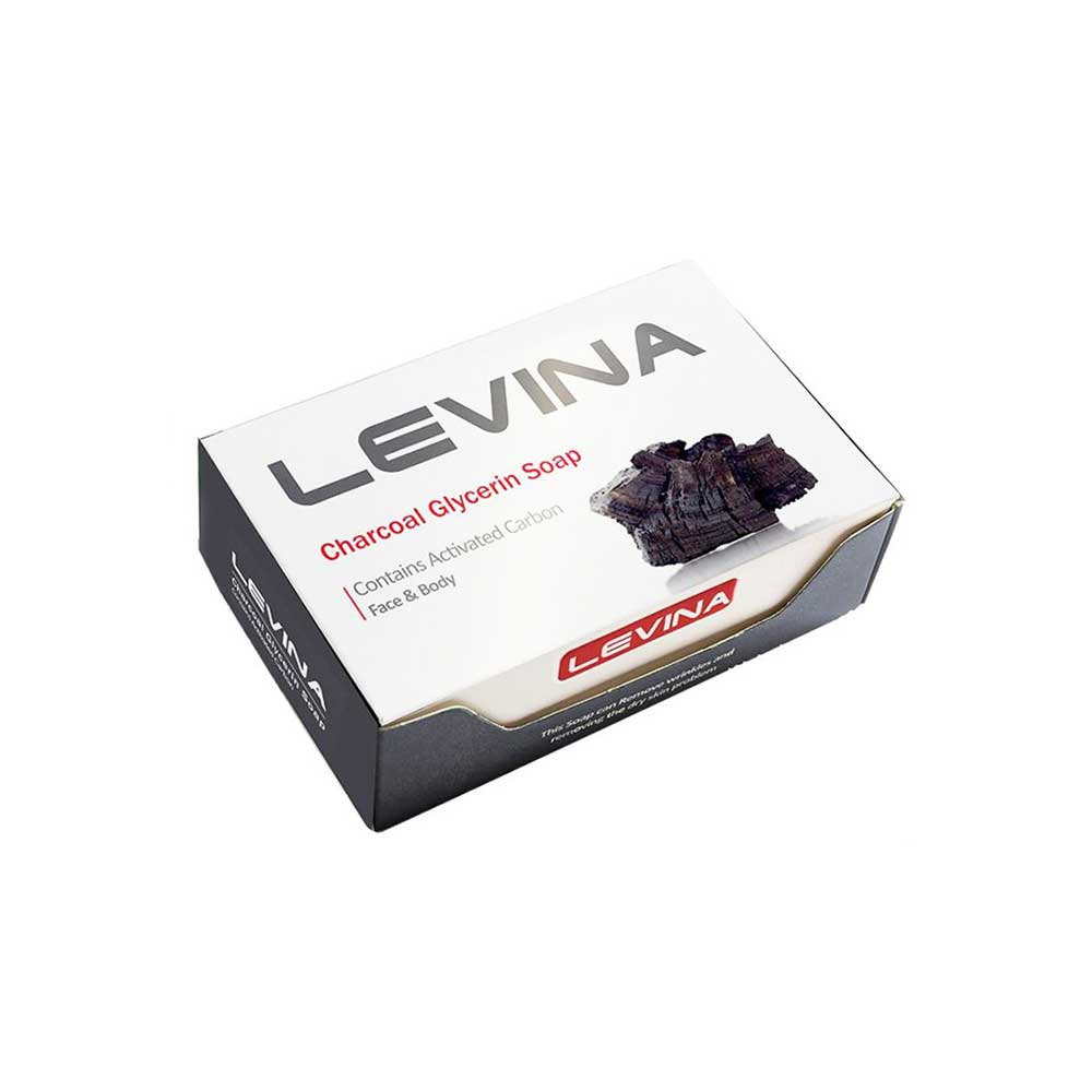 Levina Charcoal Glycerin Soap صابون گليسرينه زغالی لوینا Levina