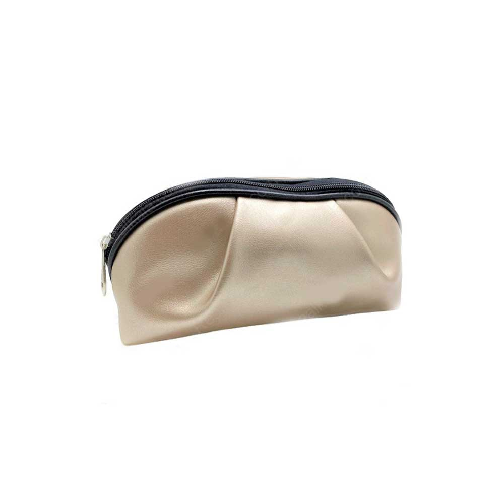 کیف لوازم آرایش بژ طلایی زد وان Z.ONE