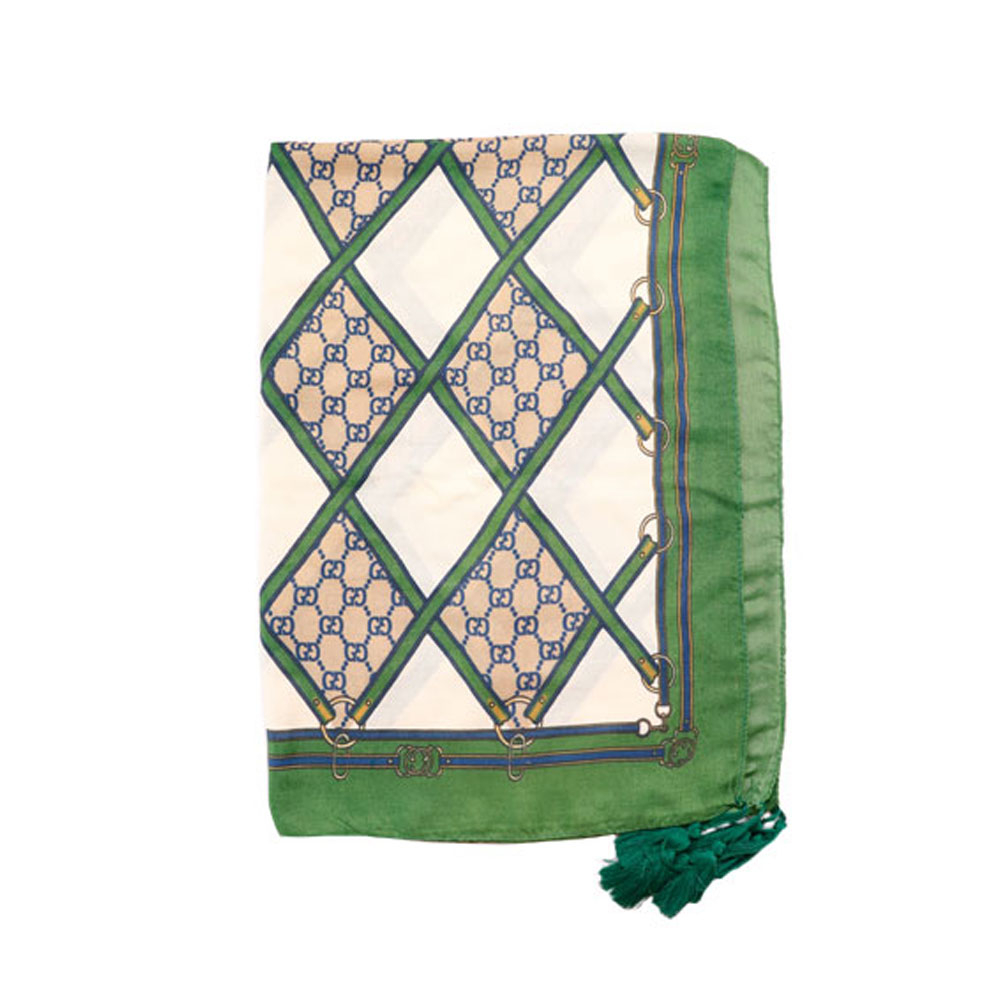 ME G46 SCARF شال نخی طرح گوچی سبز کد G46 می ME