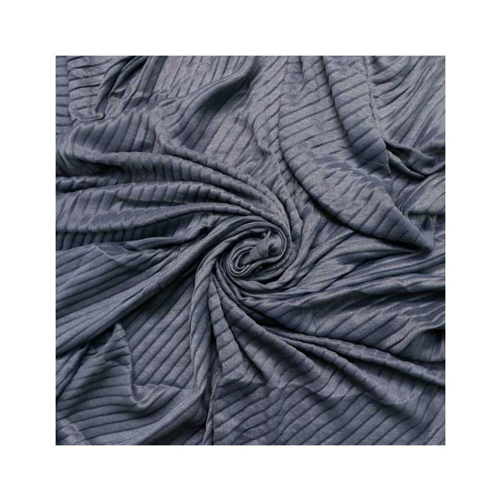 روسری نخی پلیسه طوسی کدNP63 می ME