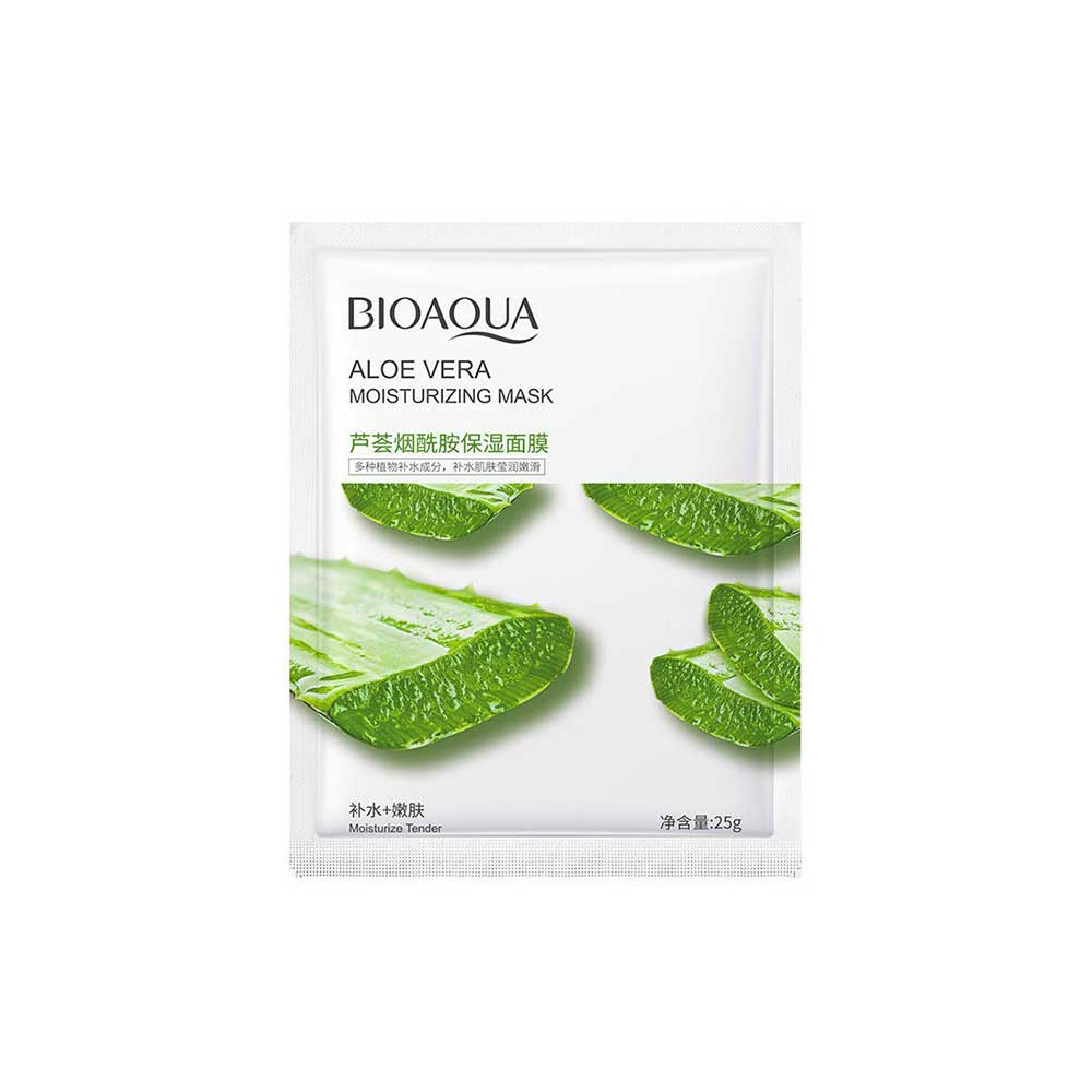 ماسک صورت ورقه ای آلوئه ورا بیواکوا BIOAQUA