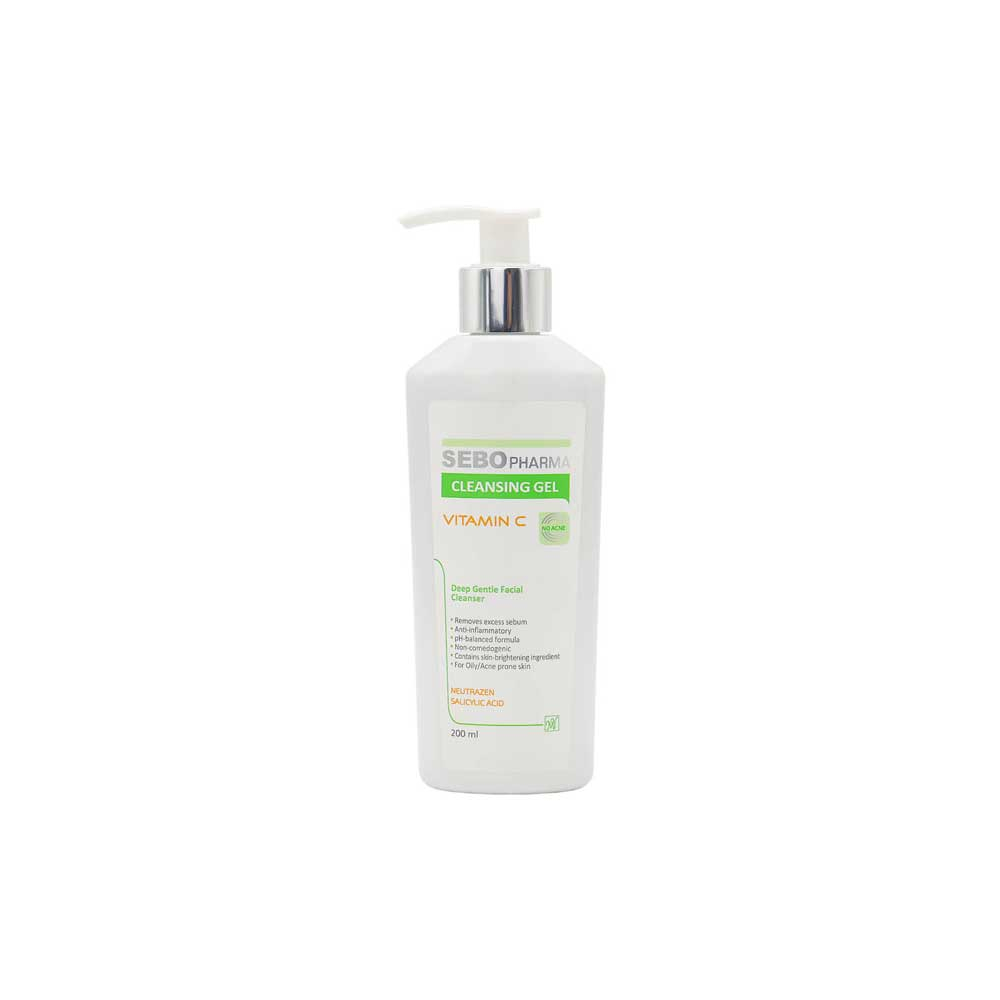 My SEBO PHARMA ClEANSING GEL FOR OILY SKIN ژل شستشوی صورت پوست چرب SEBO مای MY