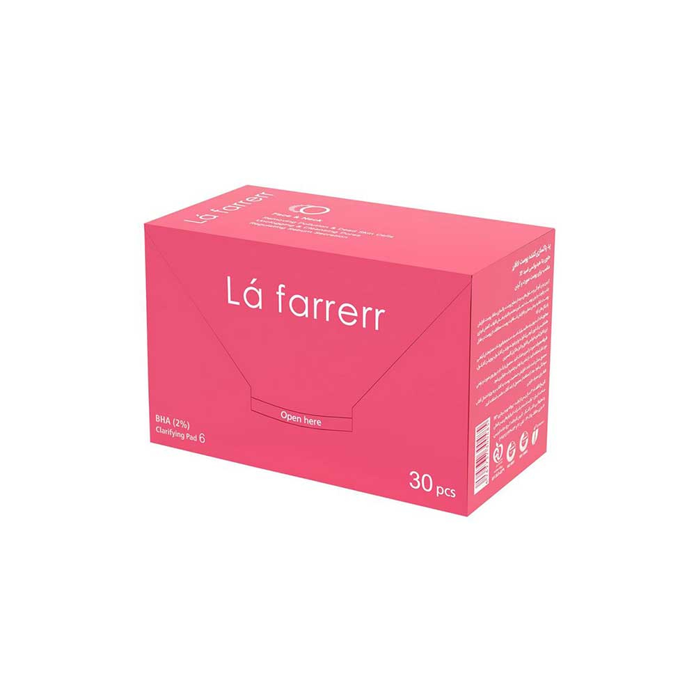 پد پاکسازی پوست 6 BHA2% لافارر LA FARRER