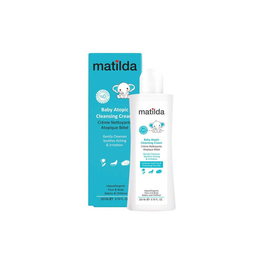 MATILDA BABY ATOPIC CLEANSING CREAM پاک کننده کرمی کودک ATOPIC ماتیلدا MATILDA