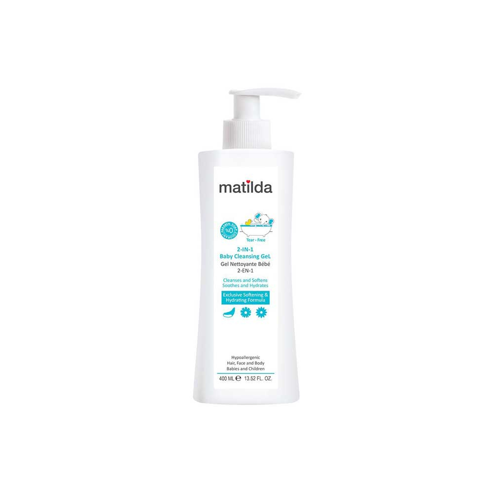 MATILDA  2-IN-1 BABY CLEANSING GEL ژل شستشوی 400 میلی لیتر کودک 2 در 1 ماتیلدا MATILDA