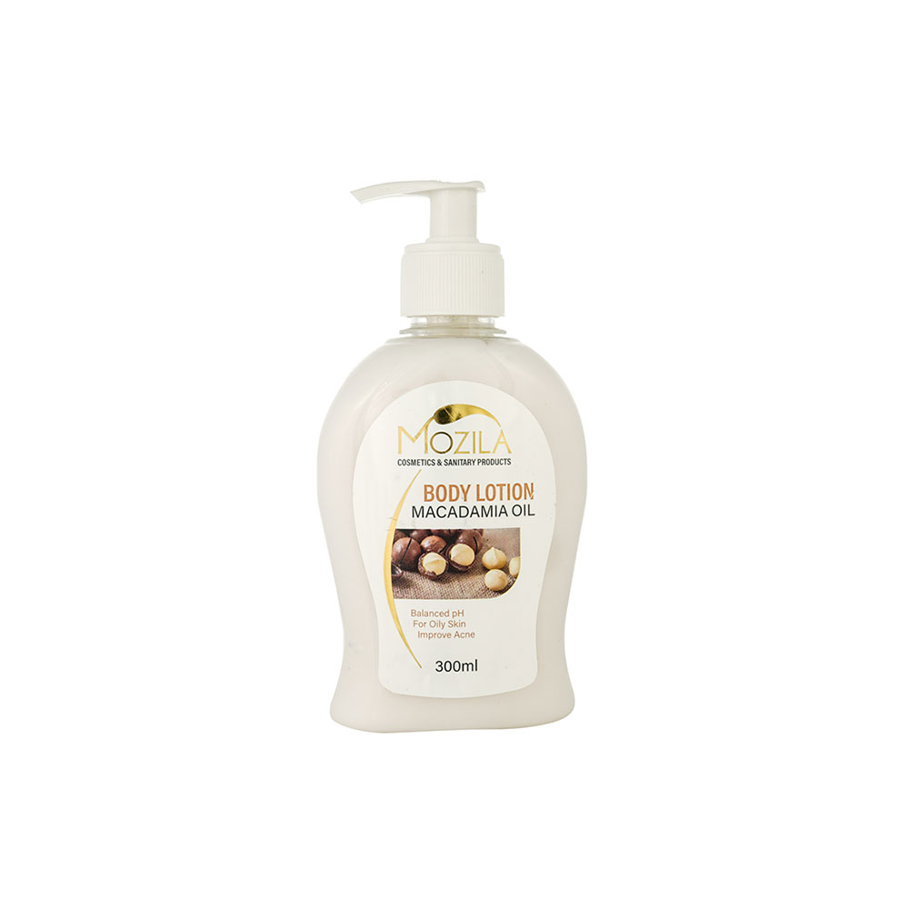 لوسیون بدن حاوی روغن ماکادمیا موزیلا Mozila