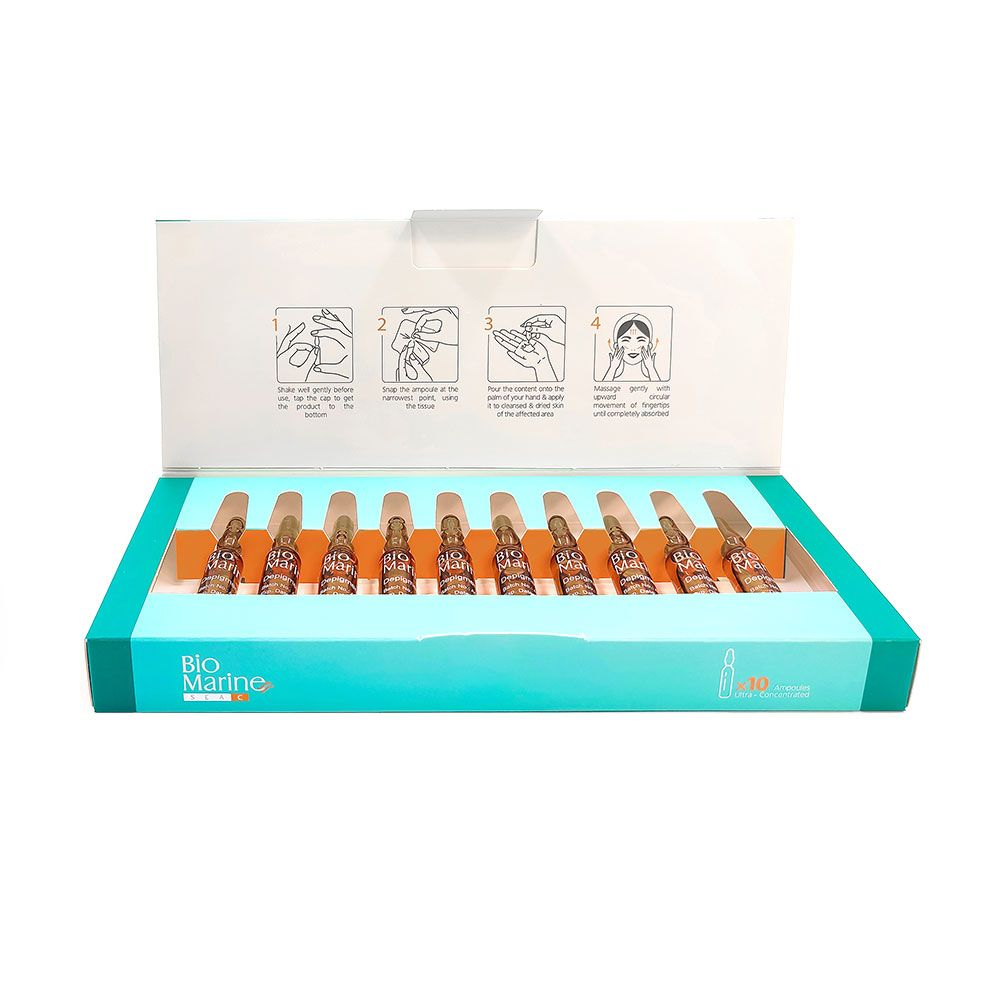 پک محلول ضد لک و ضد چروک صورت،گردن و دکلته بایومارین BIOMARINE
