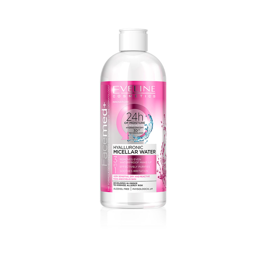 میسلار واتر 3in1 Hyaluronic اولاین Eveline