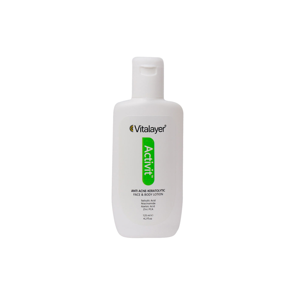 لوسیون ضد جوش و لایه بردار ACTIVIT ویتالیر VITALAYER