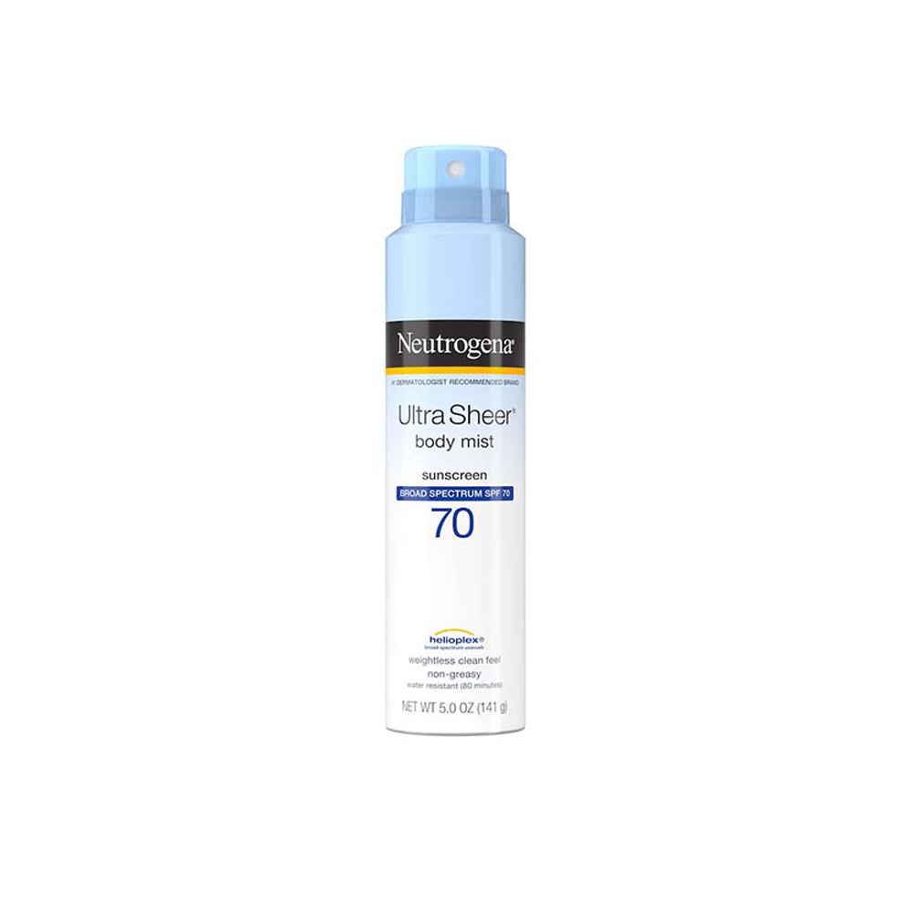 اسپری ضد آفتاب بدن ULTRA SHEER SPF70 نوتروژینا NEUTROGENA