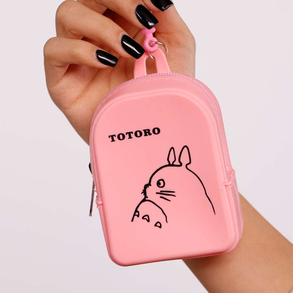 کیف سیلیکونی TOTORO صورتی مدیسوری MODISSORY