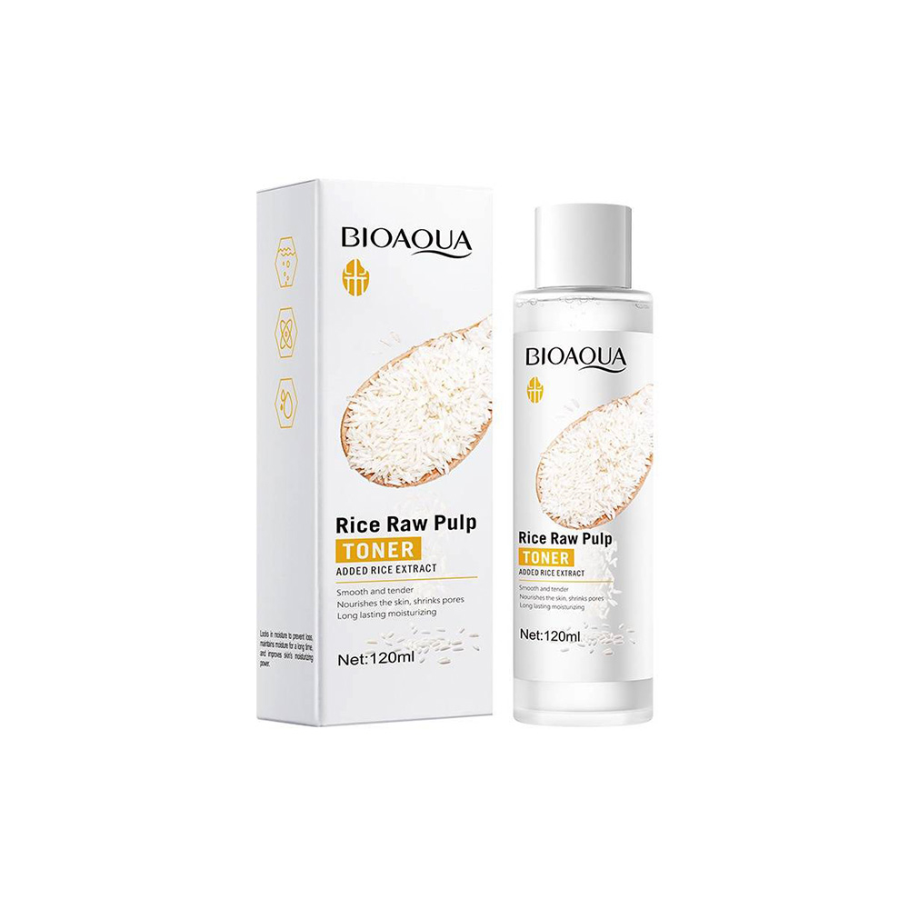 BIOAQUA RICE RAW PULP TONER تونر برنج بیوآکوا BIOAQUA