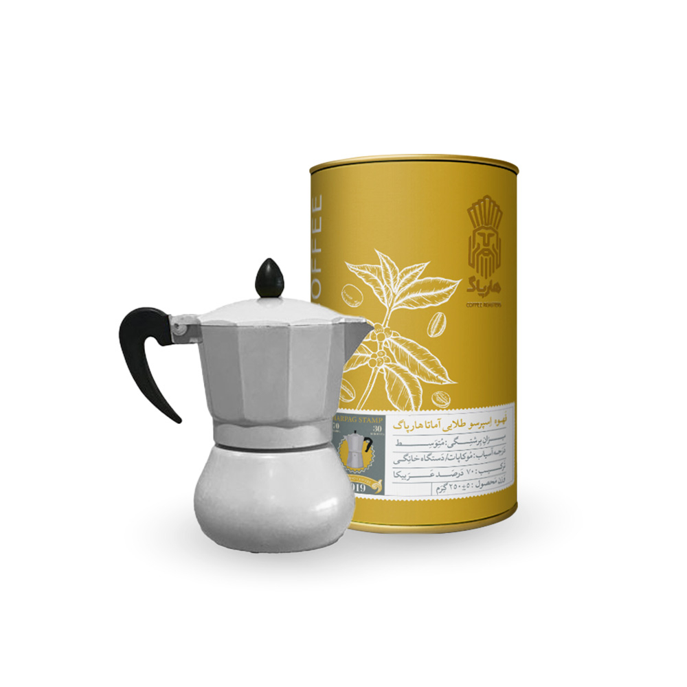 پکیج قهوه آماتا طلایی هارپاگ HARPAG