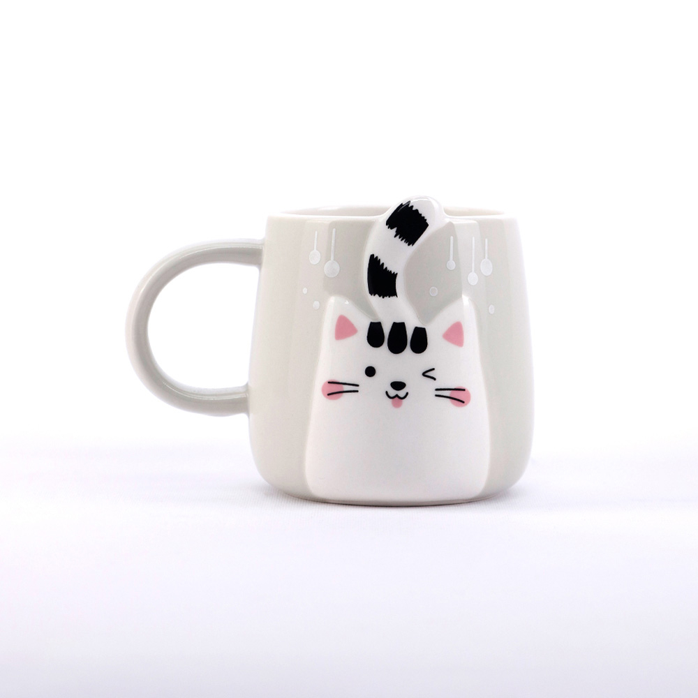 ماگ گربه دم روی سر طوسی مدیسوری MODISSORY