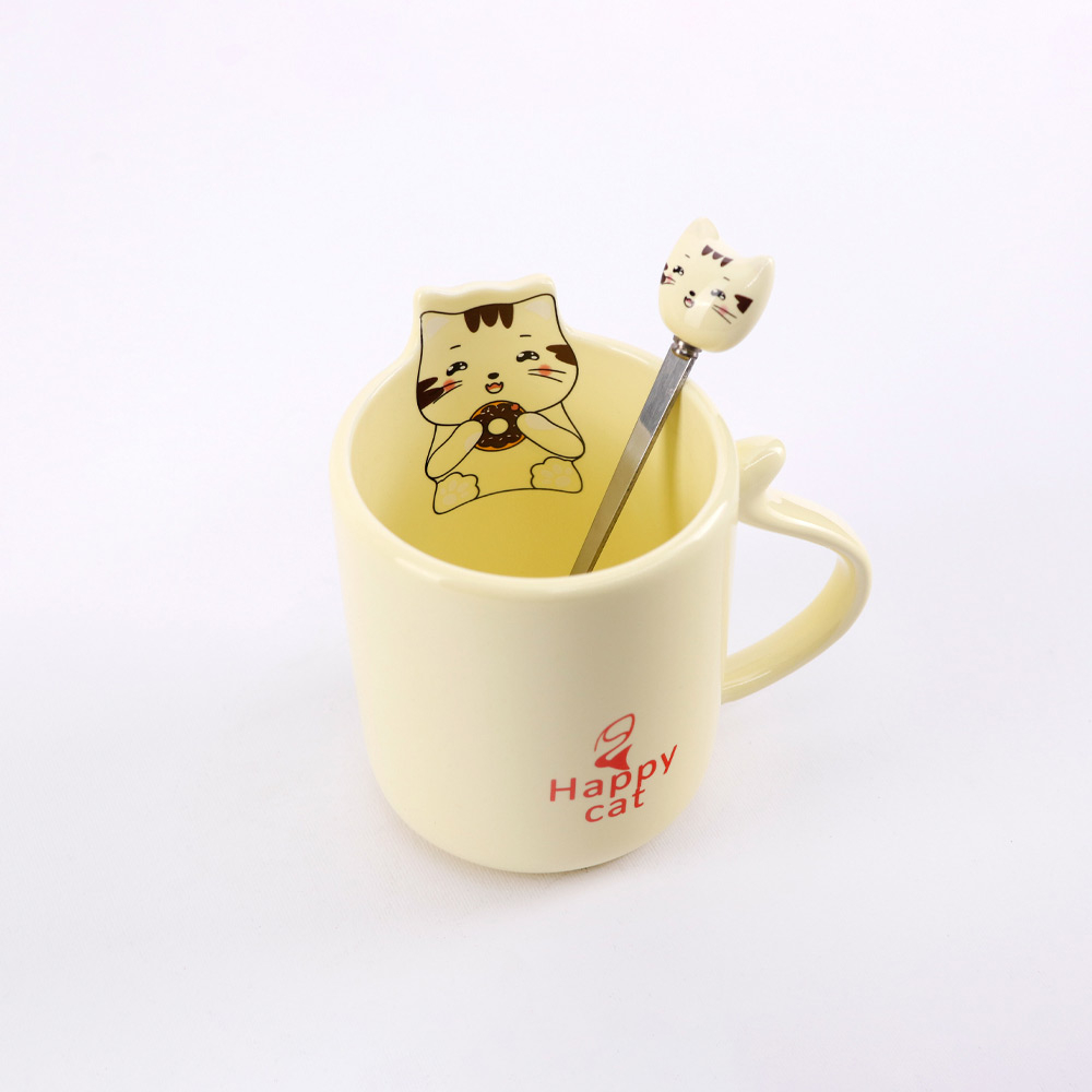 ماگ هپی کت زرد مدیسوری MODISSORY