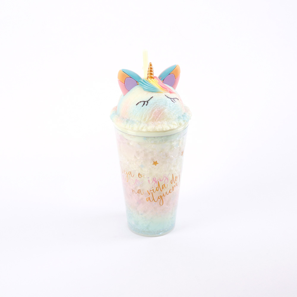 لیوان اسموتی یونیکورن زرد مدیسوری MODISSORY