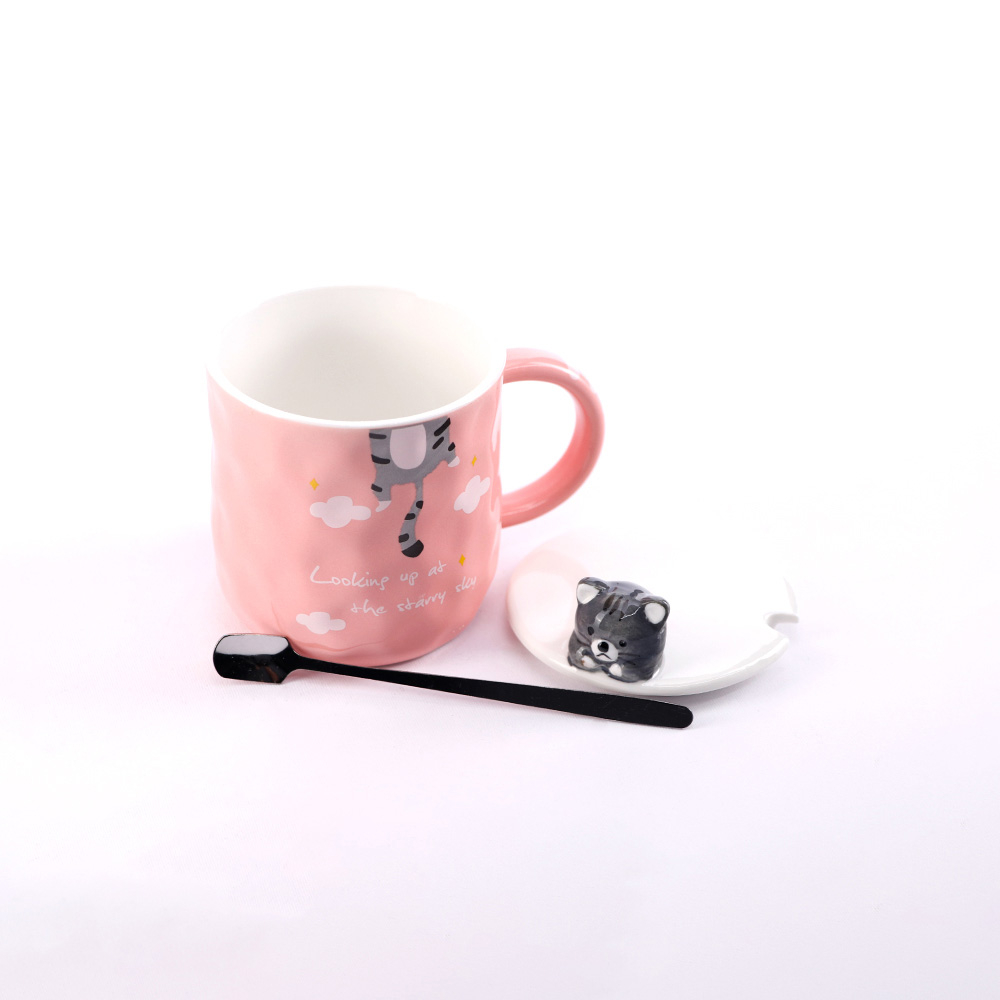 ماگ گربه روی در صورتی مدیسوری MODISSORY