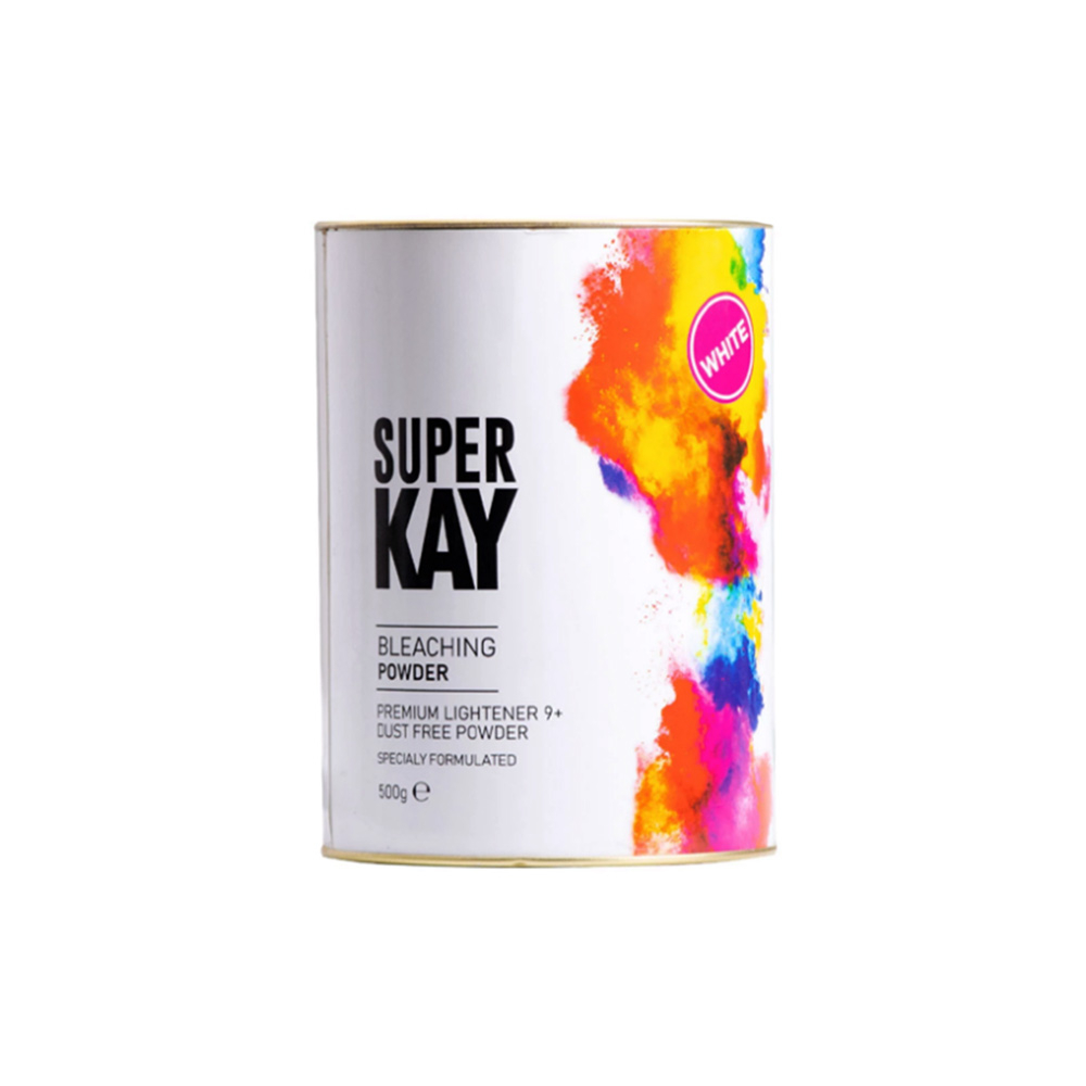 پودر دکلره سفید بدون غبار 500 گرم سوپرکی SUPER KAY