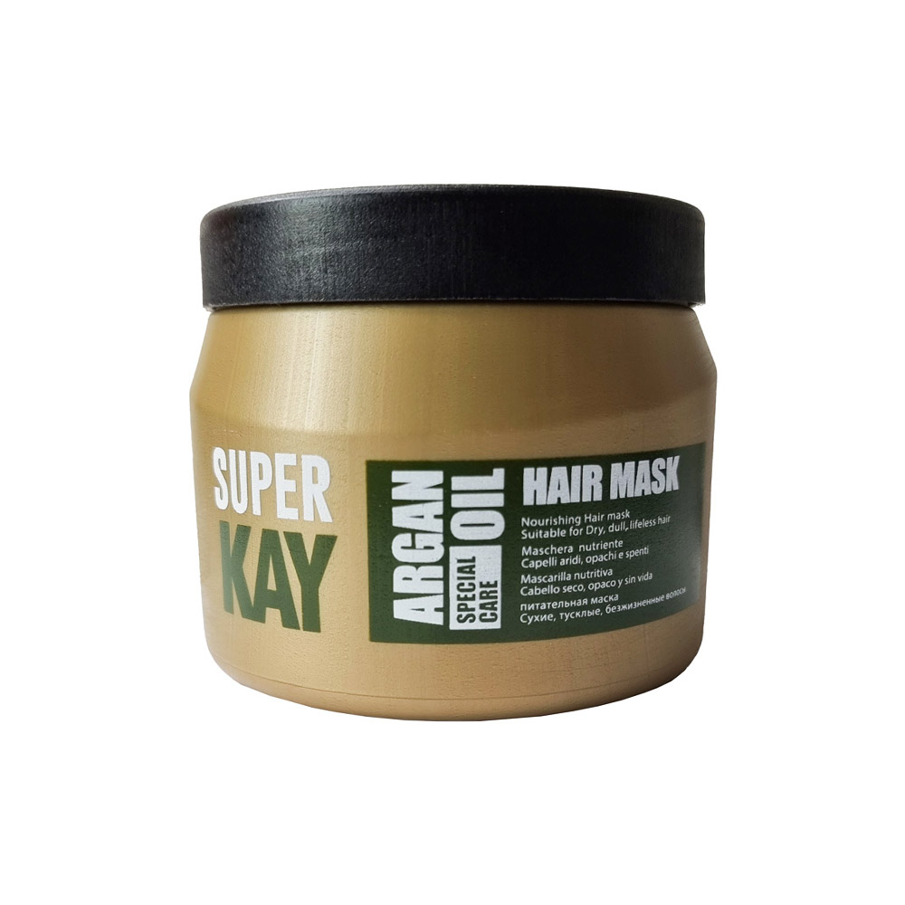 ماسک مو کاسه ای آرگان 500 میلی لیتر سوپرکی SUPER KAY
