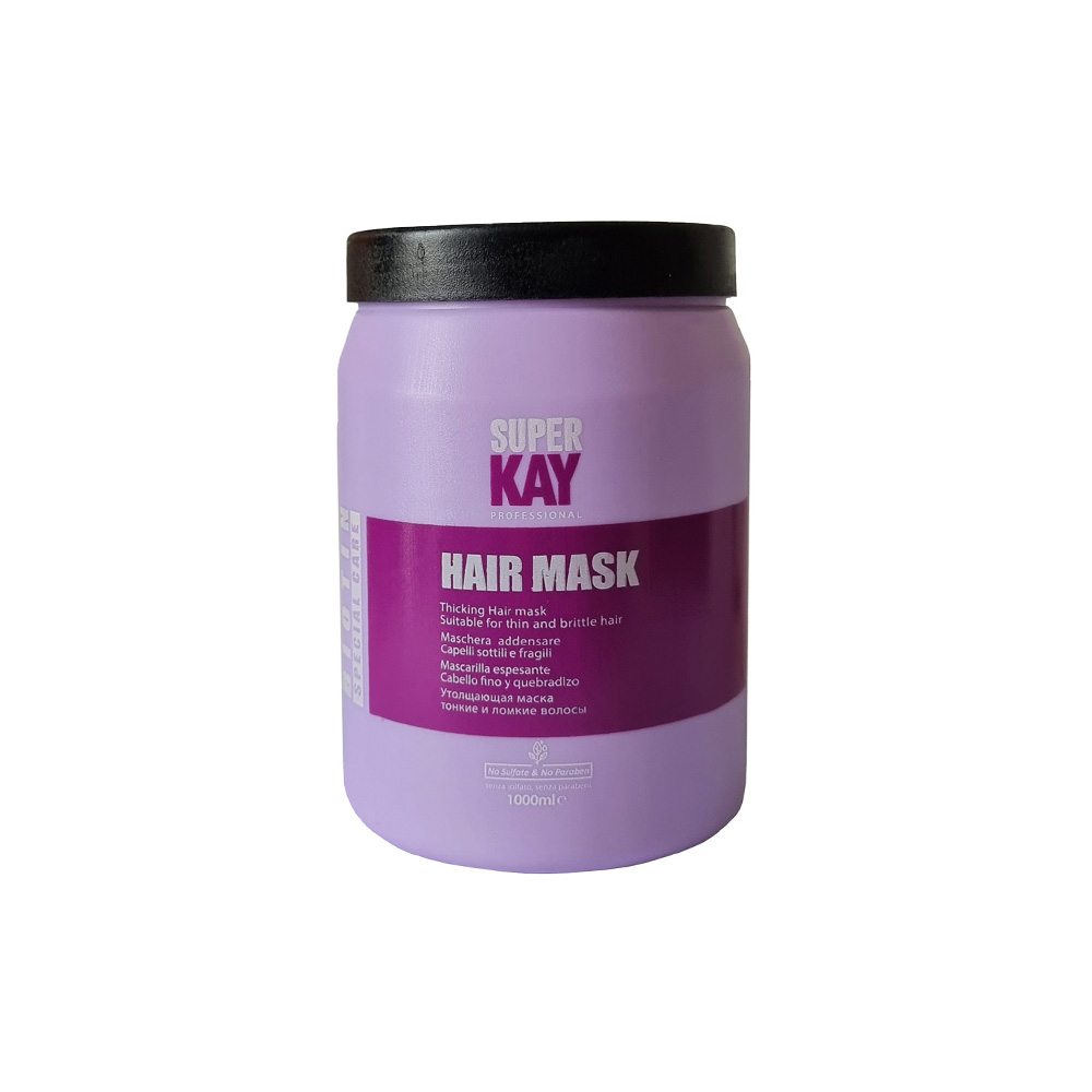 ماسک مو کاسه ای بیوتین 1000 میلی لیتر سوپرکی SUPER KAY