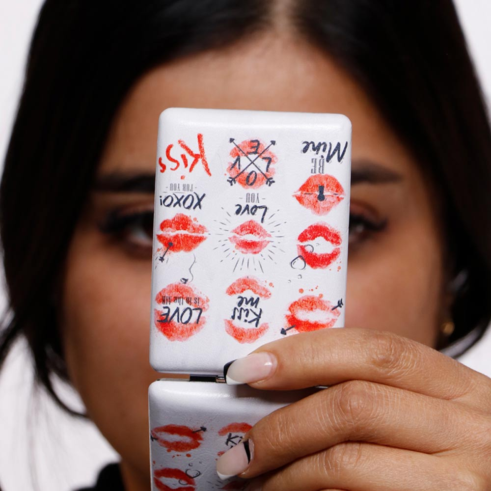 آینه چرمی طرح 2 مدیسوری MODISSORY