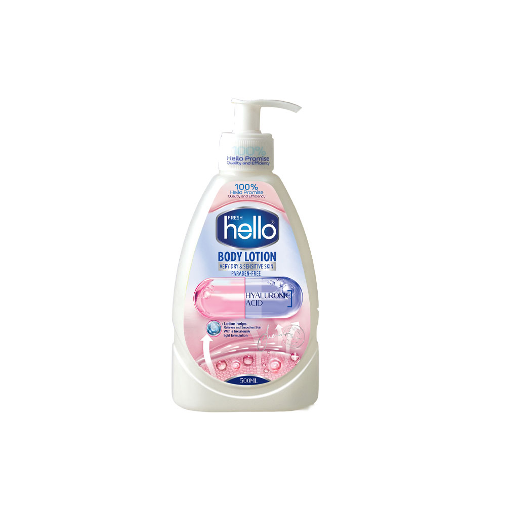 لوسیون بدن پوست خیلی خشک و حساس هلو فرش HELLO FRESH