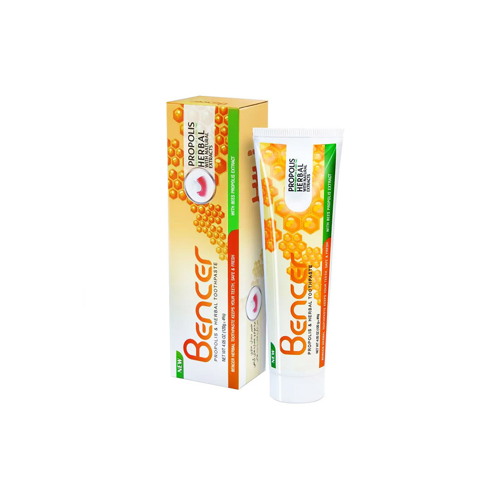 خمیر دندان پروپولیس و عصاره‌ های گیاهی بنسر BENCER