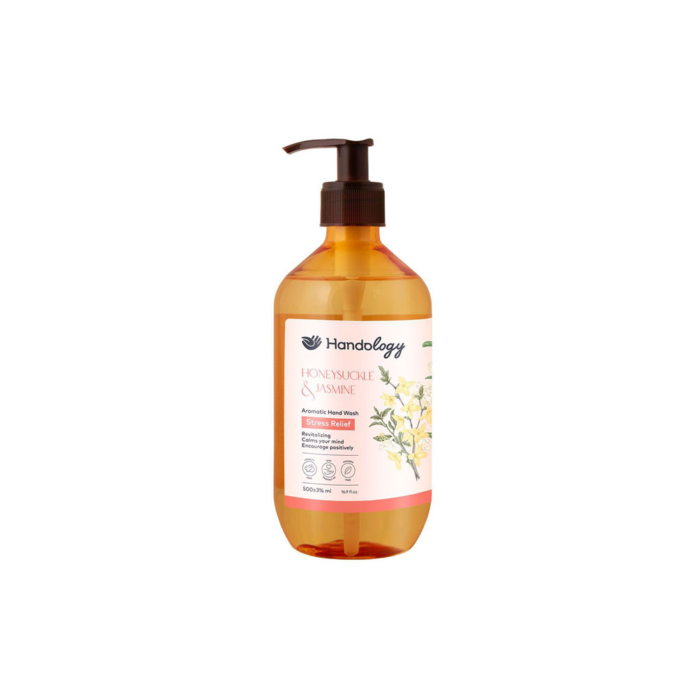 Handology Honeysuckle & Jasmine Aromatic Hand Wash مایع دستشویی یاسمن و پیچ امین الدوله هندولوژی Handology
