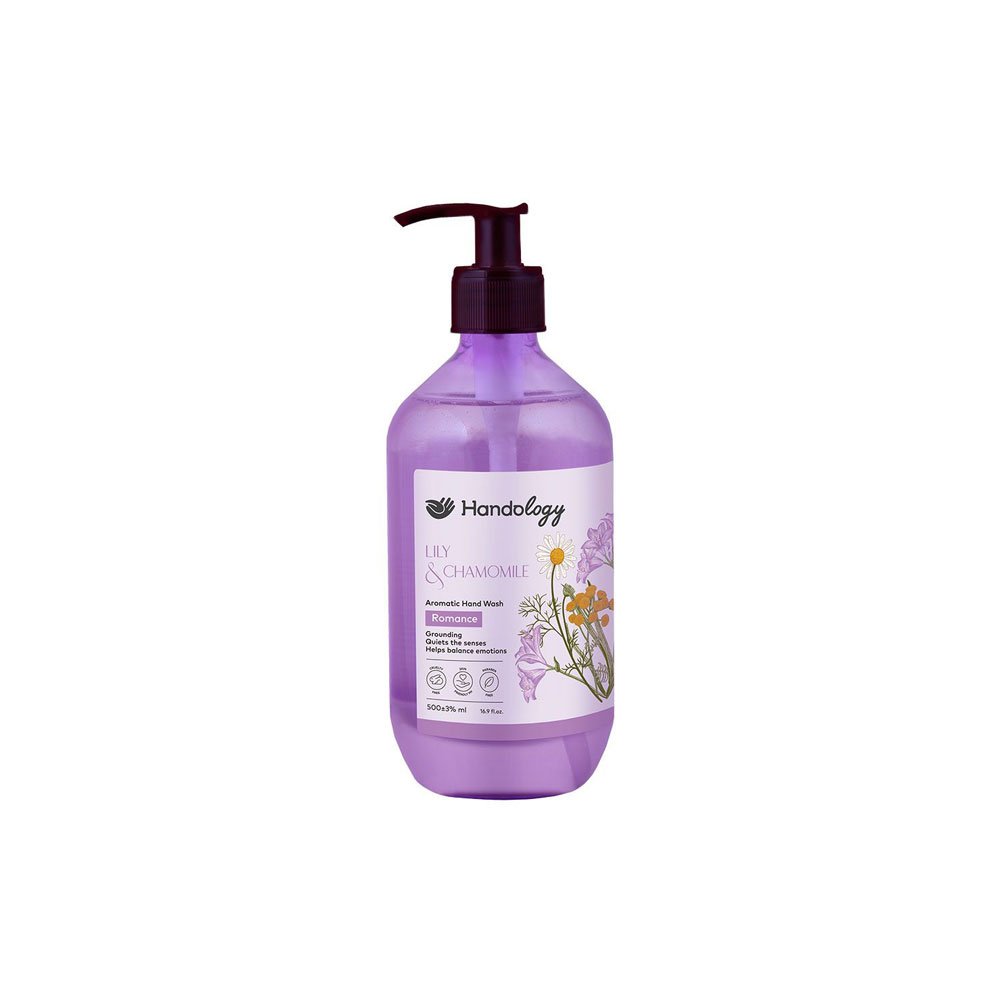 مایع دستشویی زنبق بنفش و بابونه هندولوژی Handology