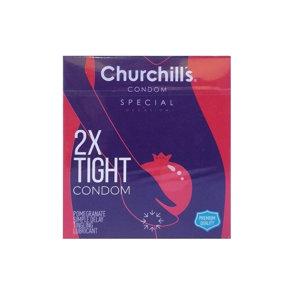کاندوم 2X TIGHT بسته 3 عددی چرچیلز CHURCHILLS