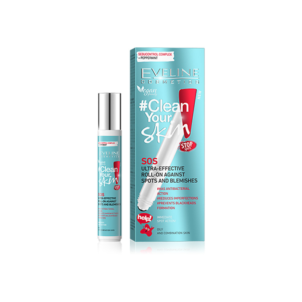 رول ضد جوش SOS CLEAN YOUR SKIN اولاین EVELINE