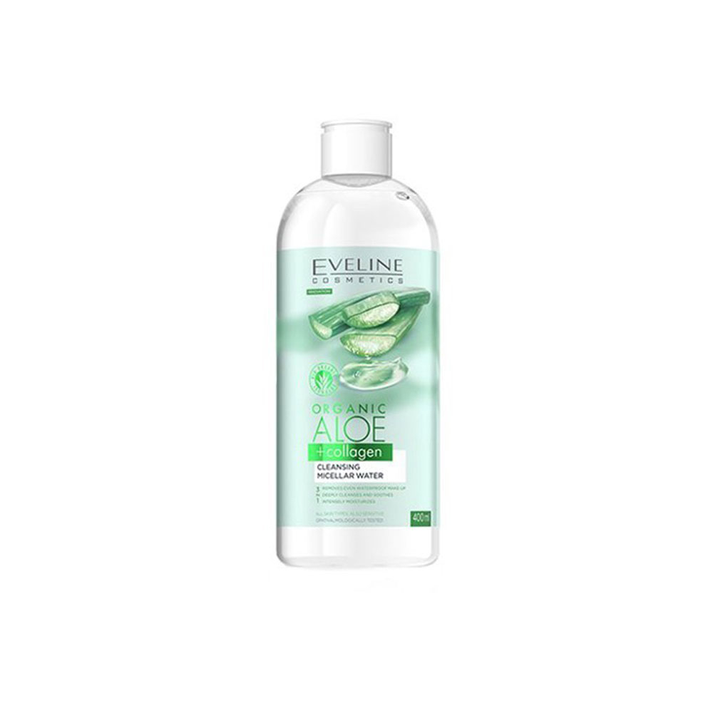 میسلار واتر Organic Aloe & Collagen اولاین Eveline